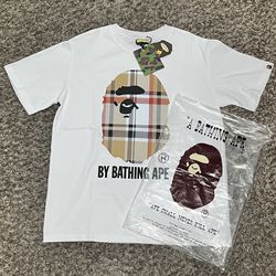 Bape White T shirt Size L Men’s size