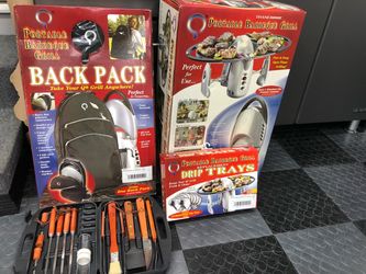 Portable BBQ Grill Bundle with Accessories