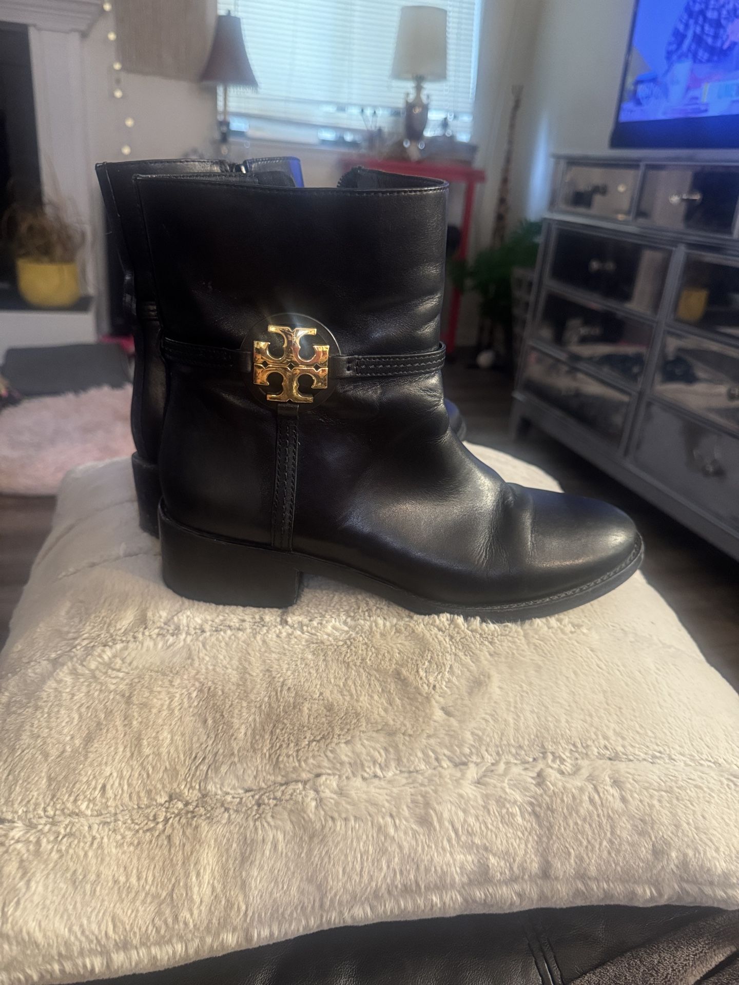 Tory Burch Leather. Boots Size 11 Woman’s
