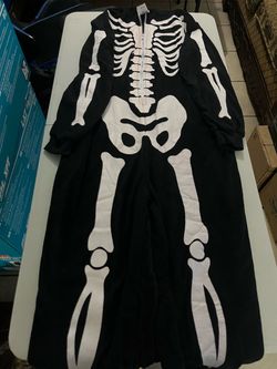 Skeleton Halloween Costume Jumpsuit