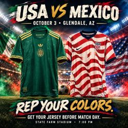 Green, Red, and Black Gold Cup Jersey, Multiple sizes