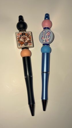 Handmade MLB Inspired Beaded Pens