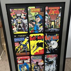 Framed DC Comics Batman wall art by Silver Buffalo.
