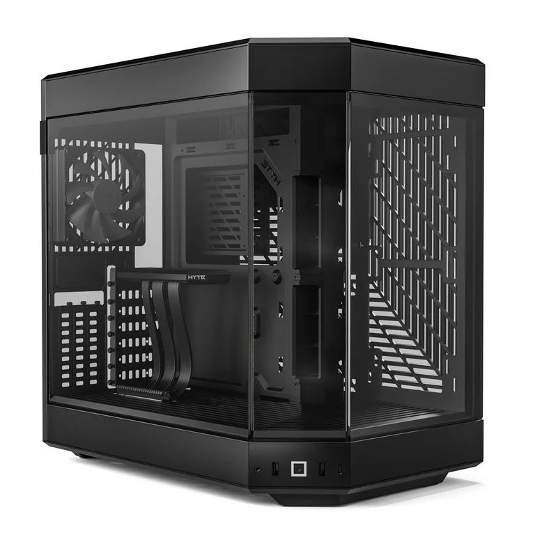 HYTE Y60 Premium ATX Mid Tower Chassis - Black Used But Working Like New