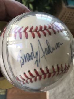 Brady Anderson signed baseball