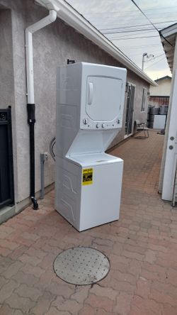 24 inch wede stackable washer gas dryer