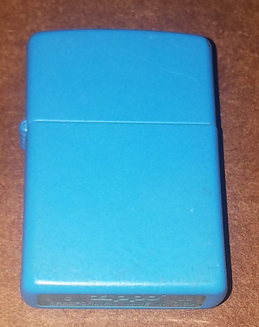 Light Blue Zippo Lighter