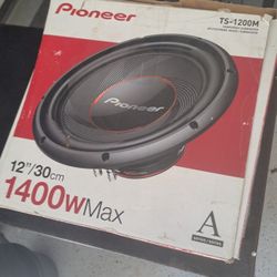 Pioneer TS-1200M 12" - 1400 W Max Power