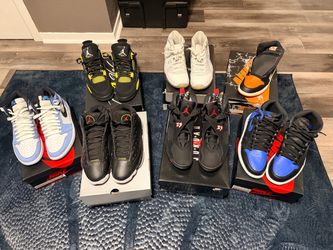 Jordan Retro 1, 4, 8, 11 & 13 - 10.5M