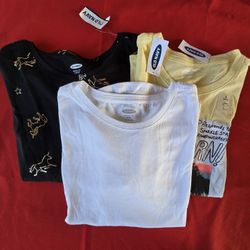 Old Navy Girls Long And Shirt Sleeve Tops