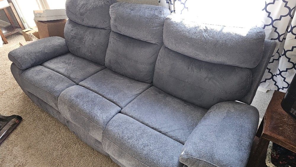 Microfiber Couch And Love Seat