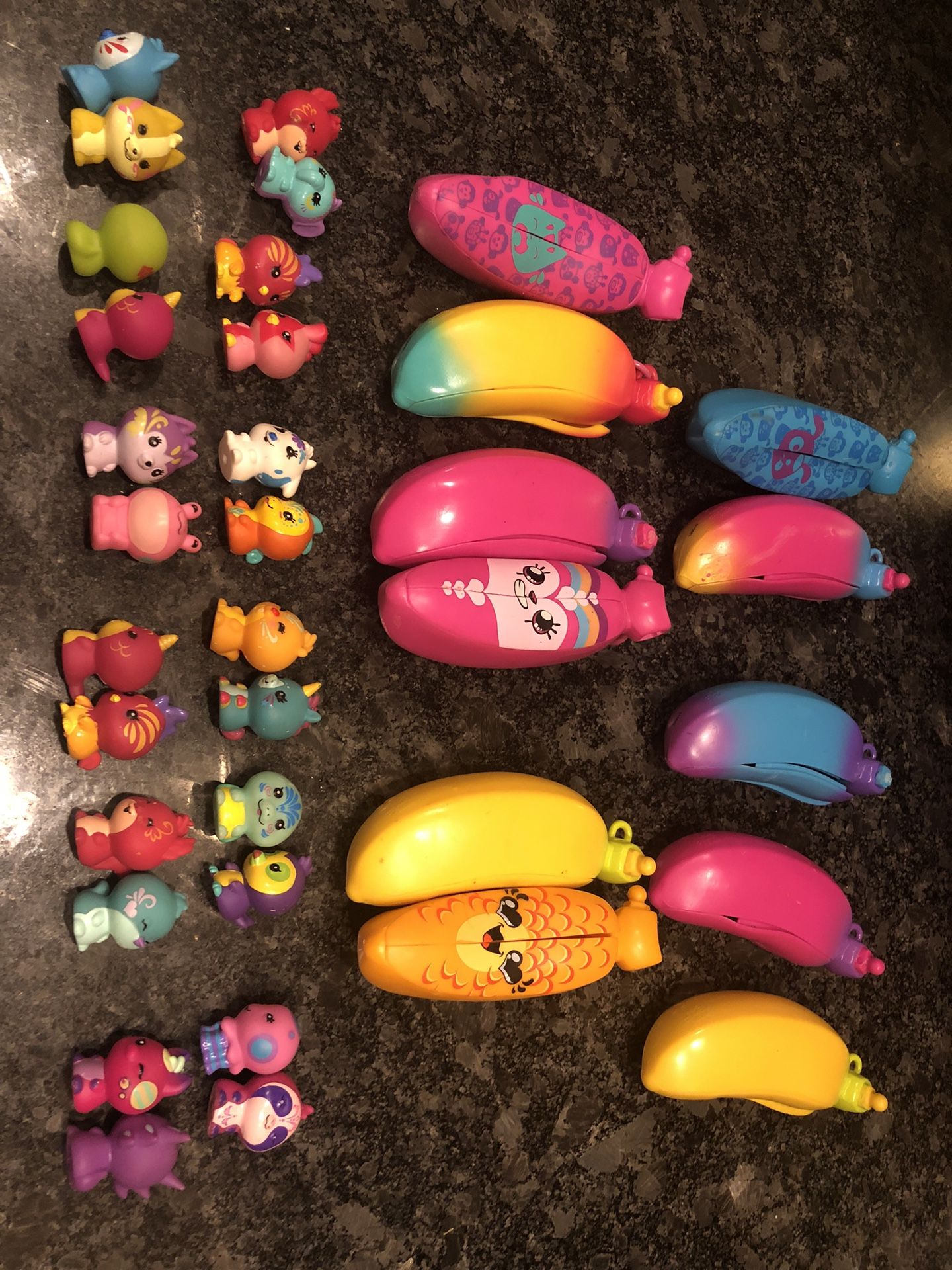 Banana Filled With Characters Toys Play