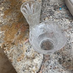 Crystal Base And Candy Dish