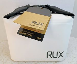 Rux 5L Cooler Cube White Weatherproof Modular**NEW WITH TAGS**