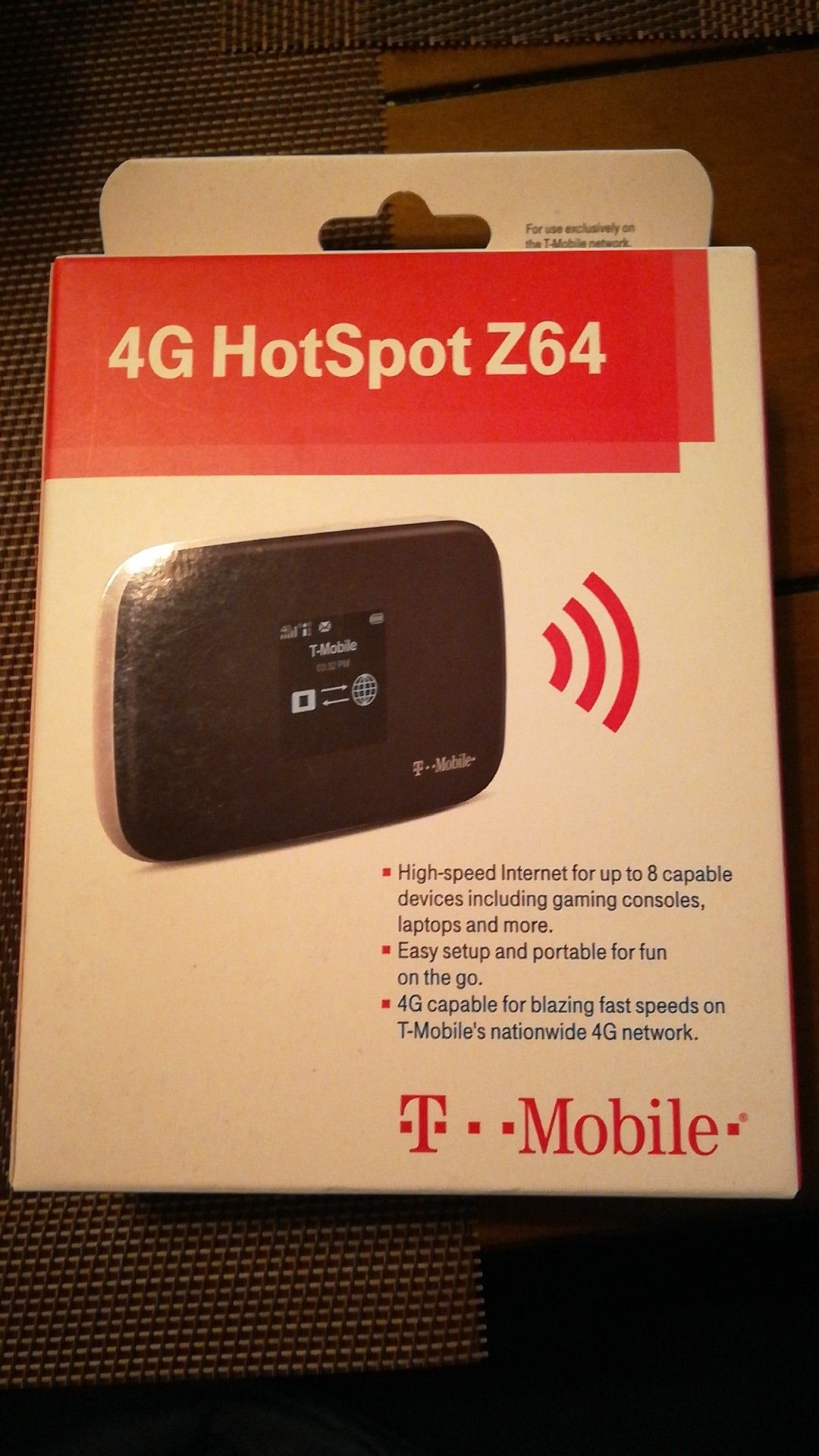 ZTE T Mobile 4g No Contract Mobile Hotspot WiFi Device