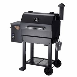 Z-GRILLS SMOKE BEAST 10502B Pellet Grill with PID 2.0 Control, Extra-large Cooking Area and Meat Probes for Outdoor BBQ