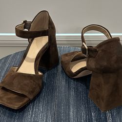 Antonio Melani Suede Block Heels