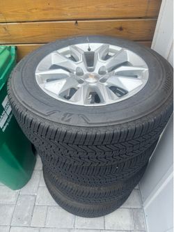 Silverado stock wheels and tires