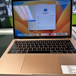 MacBook Air, 2018 13 inch, 8 GB Ram Storage 128GB Fingerprint 
