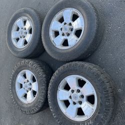 4 X 265/65r17 6x5.5 6x139.7 Stock Tacoma Tundra 4Runner Sequoia Rims Wheels Yukon Tahoe Tires!!!!!!