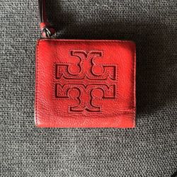 Tory Burch Thea Bi-Fold Wallet - Red leather 