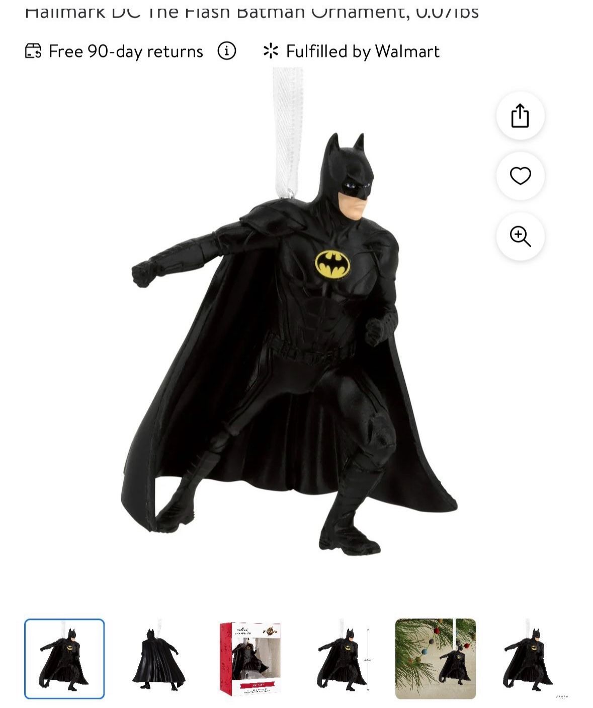 New Dc Batman Hallmark Ornament