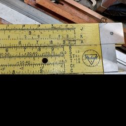 Huge 84" PICKETT SLIDE RULE N1010ES High School Math Class Training Sign