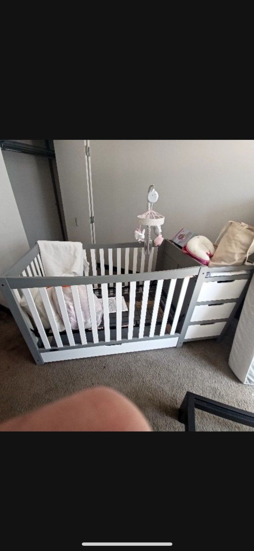 Crib Bed Baby Toddler