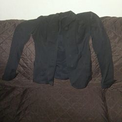 Ladies Dress Coat Size M$6 Black