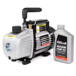 Stark 1/4 HP 3.5 CFM HVAC A/C Refrigerant Rotary Air Vacuum Pump