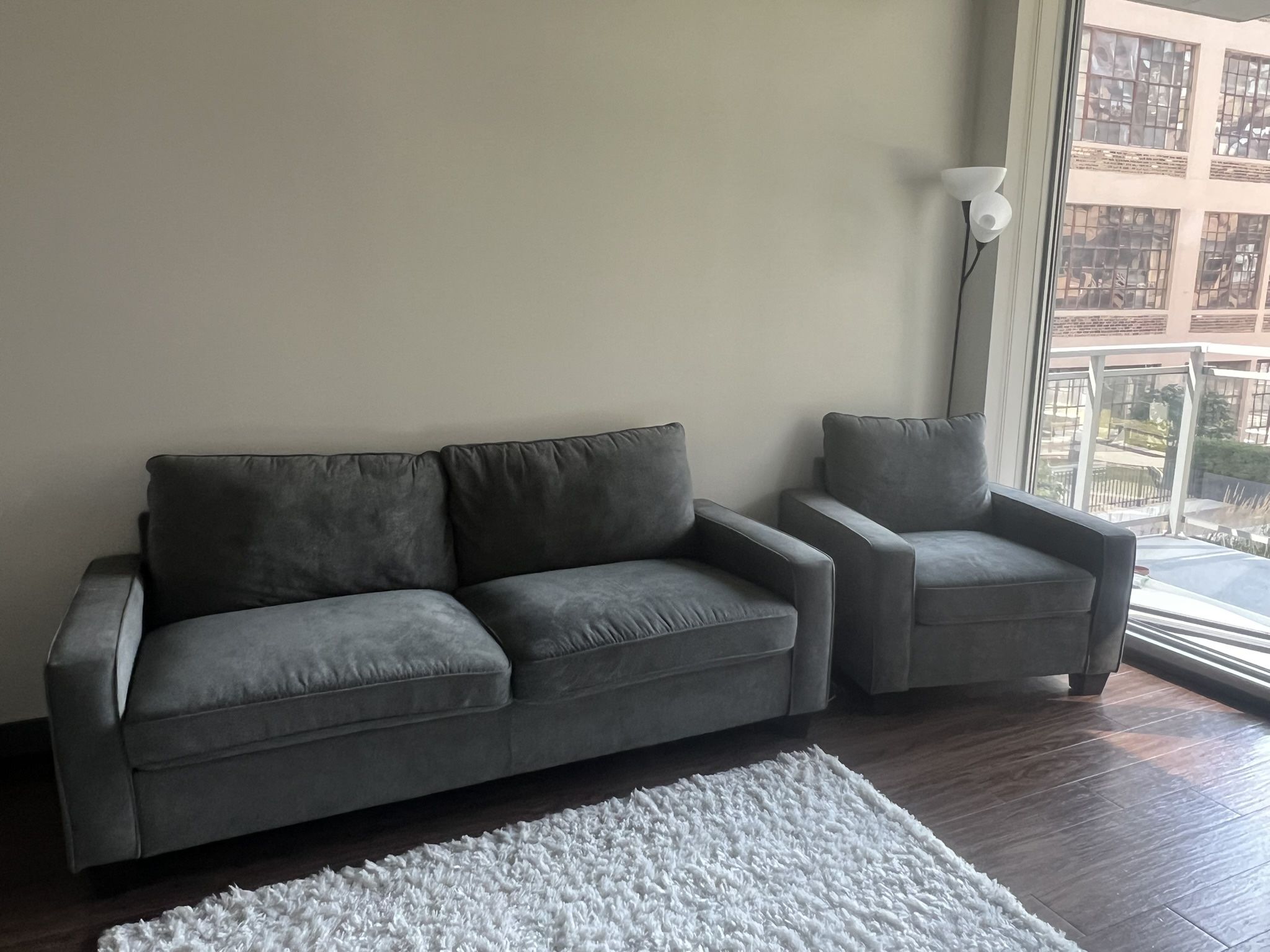 Couch and Armchair