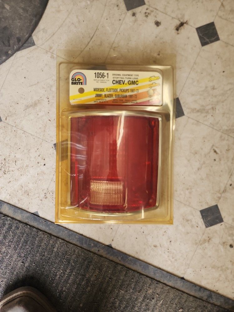 Taillight Lens Chev Gmc New Made In The USA 1(contact info removed)