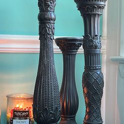 Fitz And Floyd Candle Pillars 