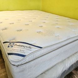 Mattress And Box Spring Queen Size 