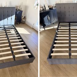 2 Twin Size Bed Frames & Headboards