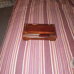 Carved Wooden Jewelry Box