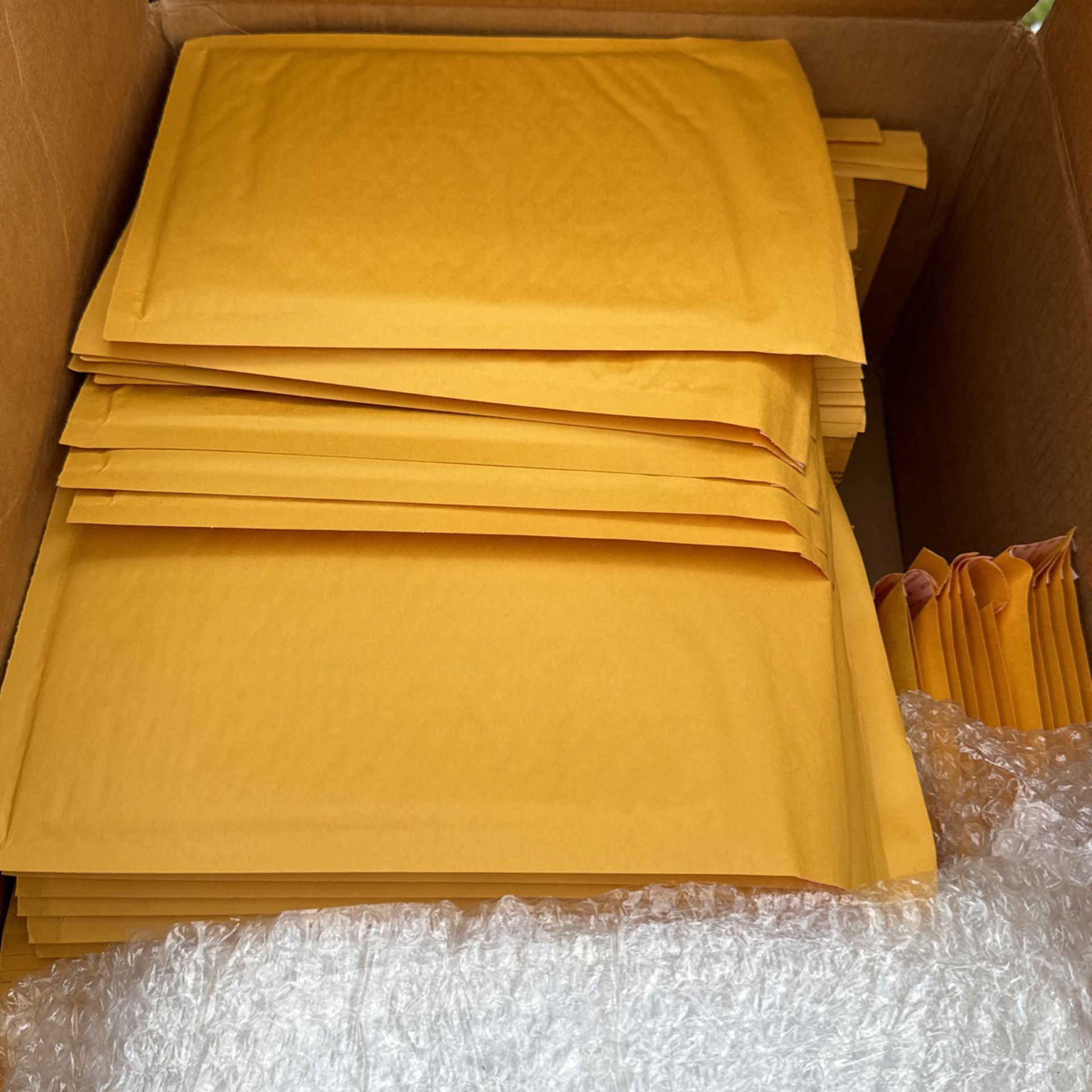 Box Of Envelope Bubble Mailers 