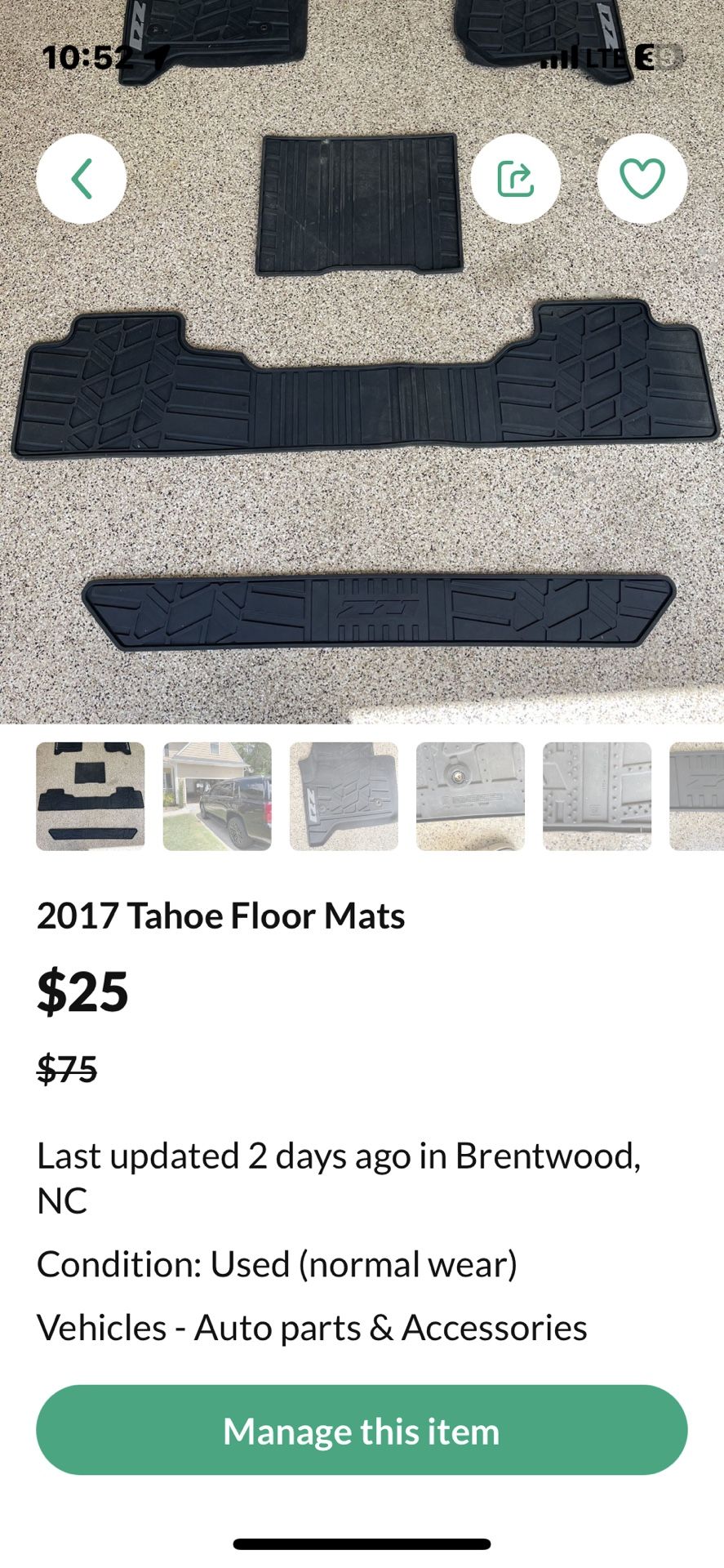 Tahoe Mats