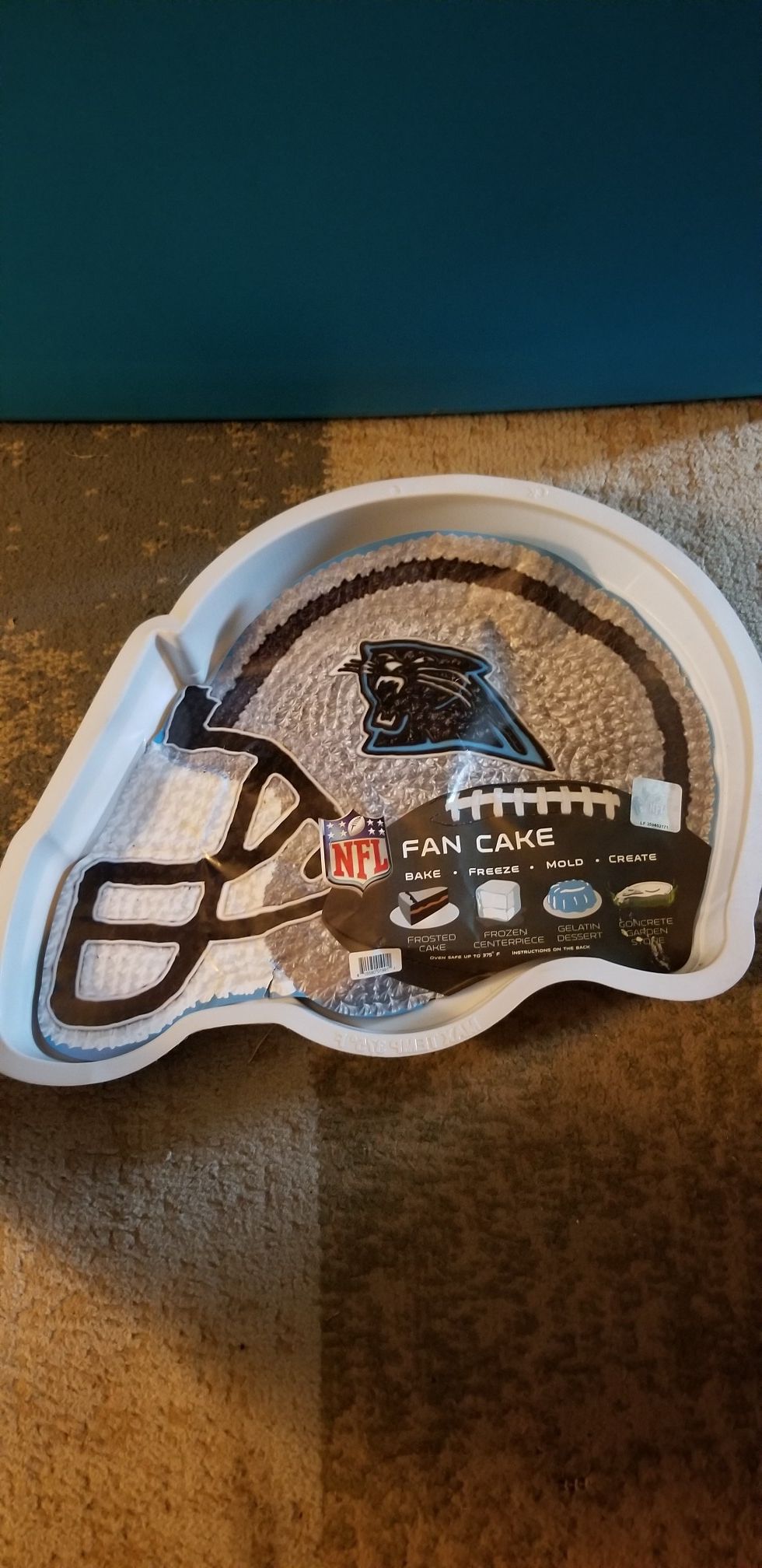 Carolina Panthers cake pan mold