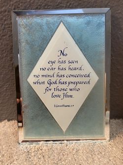 1 Corinthians 2:9  (5 X 7 Plaque)