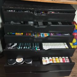 IKEA Drawer Filled With Arts And Crafts 