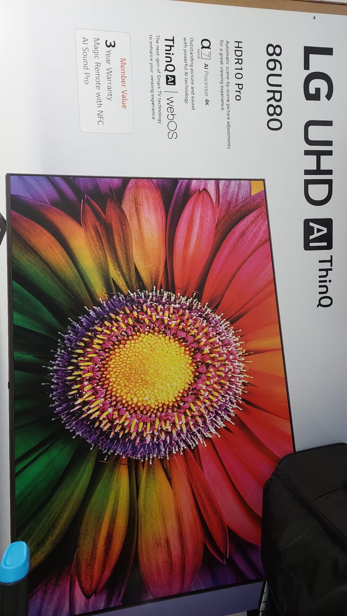 LG 86UR80 AI Thinq TV Slim