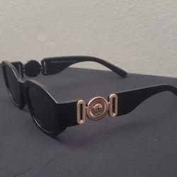 Black And Gold Sunglasses 