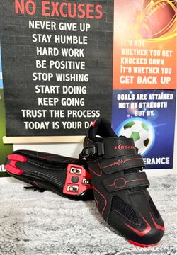 Kescoo - Peloton Cycling Shoes** Size (43) = 9 Men's / 11 Women's **