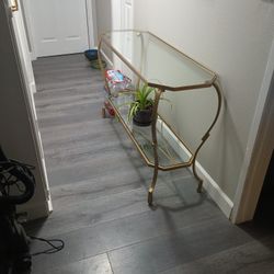 Wrought Iron Console Table