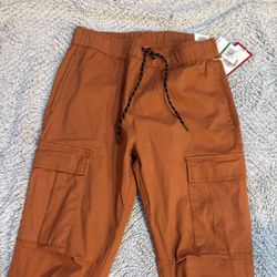 Ring of Fire Copper Infantry Cargo Jogger Pants New with Tags LRG