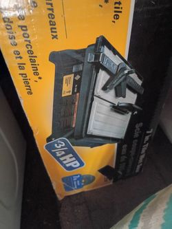 Tile cutting saw 3/4 hp