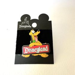 Vintage Disney Pin - Pluto Disneyland Sign