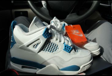 Air Jordan 4 Retro GS ‘Military Blue’ 2024 Size 3.5 Men & 5 Women