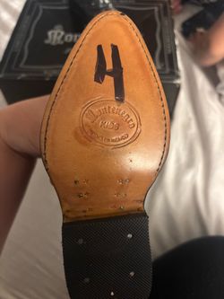 Leather cowboy boots